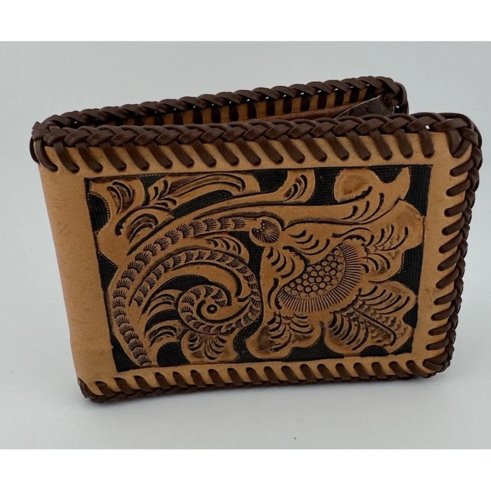 Custom Leather Wallet - Unmarked‎ - Excellent Condition
